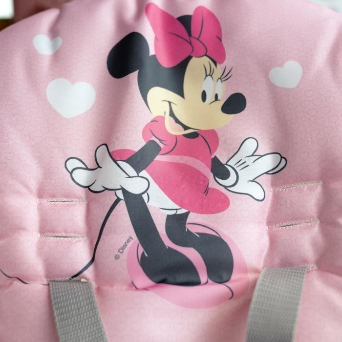 DISNEY BABY -MINNIE- Детский шезлонг-качалка 3-в-1 с 3 положениями и дугой со съемными мягкими игрушками Микки