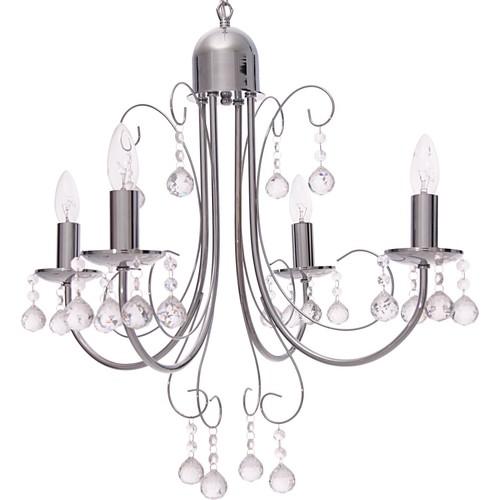 Хромированная люстра Umur Lighting Lora из 4 предметов