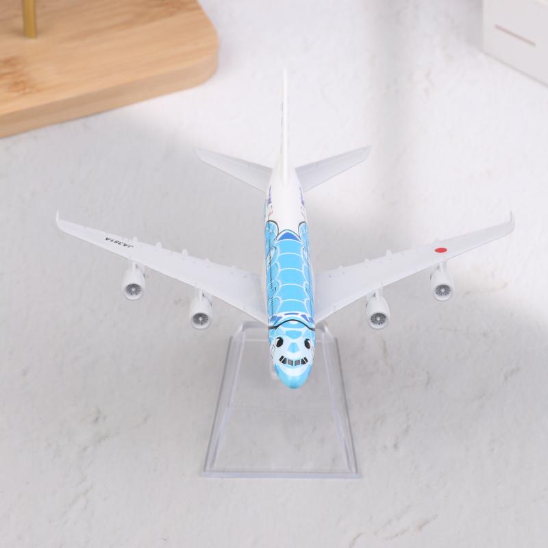 1 Набор Синяя Морская Черепаха Airbus 380 A380 Airways Металлический Сплав Литой Самолет 16 См Самолет Air Japan Ana Airlines Модель Самолета Игрушка