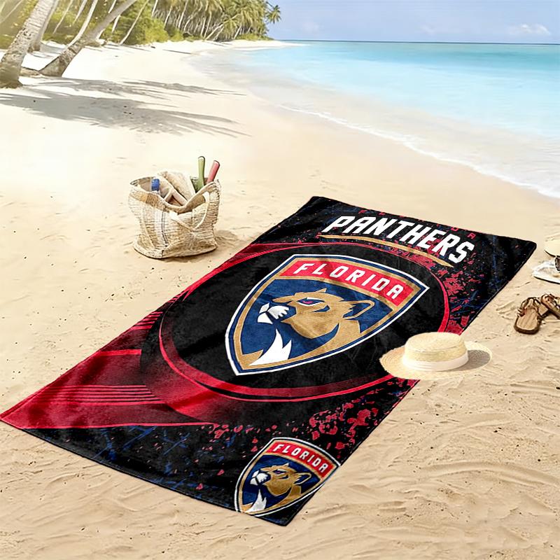 Panther Pride print Quick Dry Beach Towel Microfiber Absorbent Portable Travel Swimming Towel