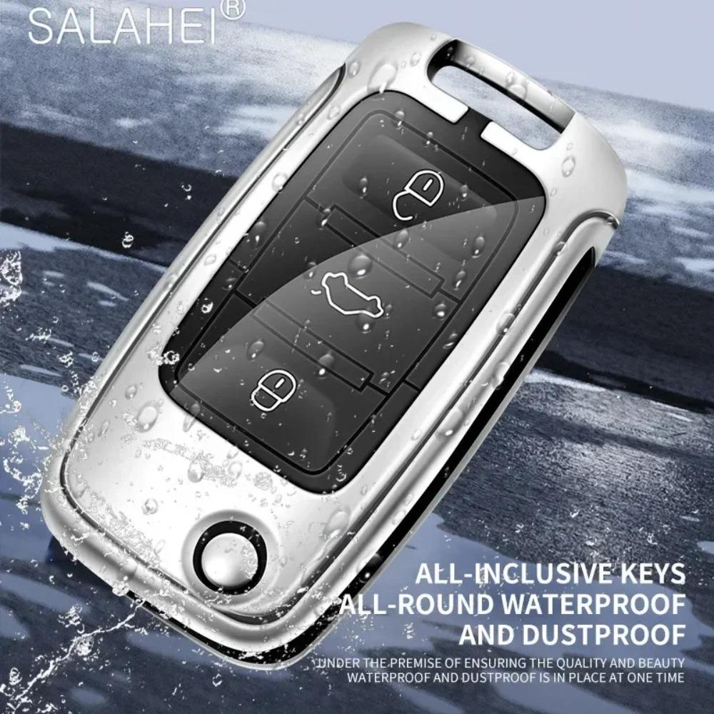 Чехол-держатель для ключей из цинкового сплава для VW Volkswagen Polo Tiguan Passat B5 B6 B7 Golf 4 5 6 MK6 Jetta Lavida, аксессуары