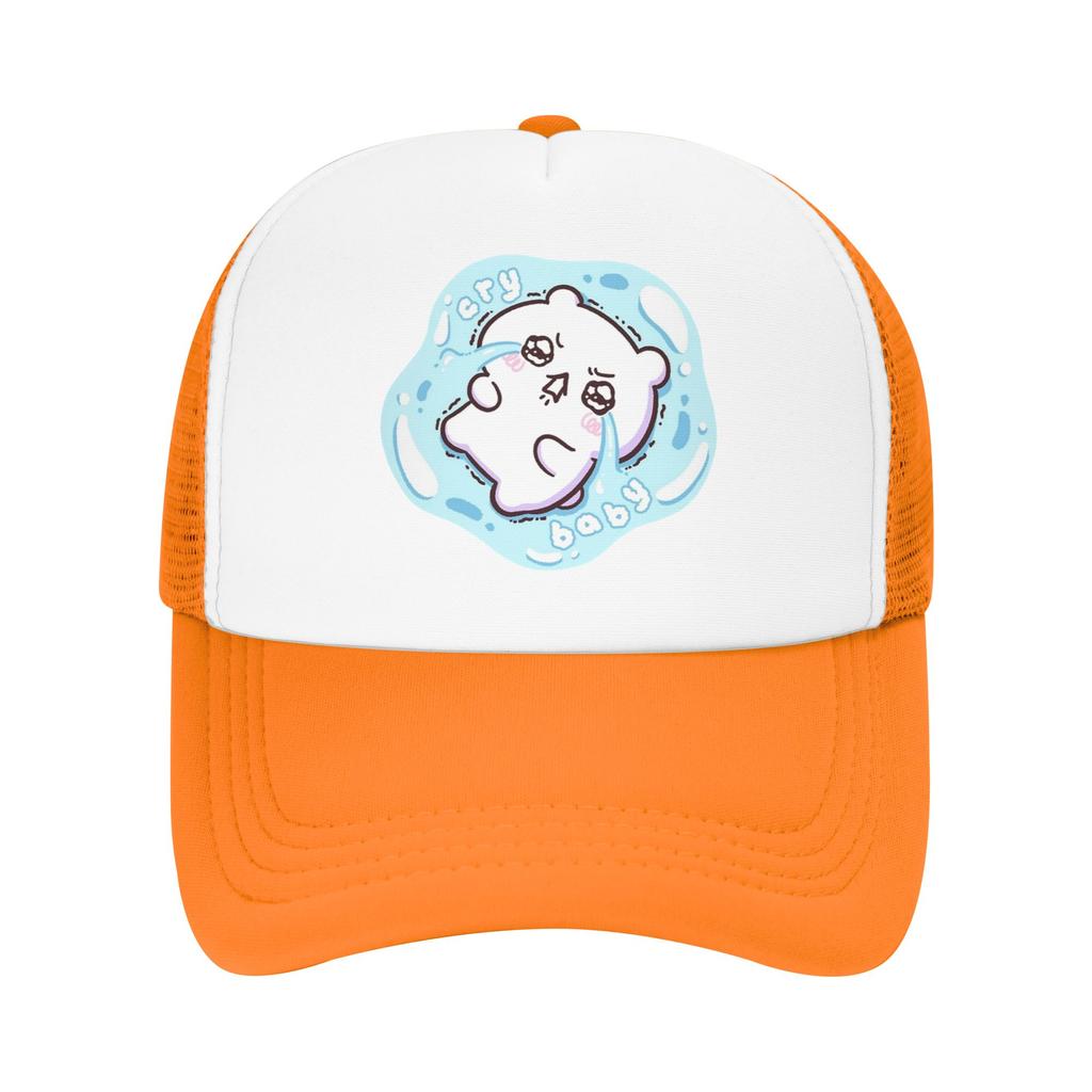 Adult Chiikawas Cryba Trucker Hat Fashion Mesh Baseball Caps Snapback Caps Dad Hat Sun Caps Adjustable Trucker Cap Summer