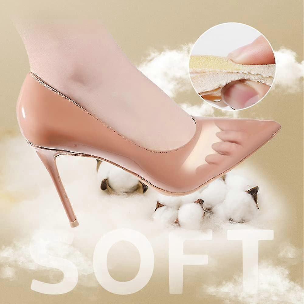 2 Pairs Metatarsal Pad, Honeycomb Fabric Forefoot Pads, Metatarsal Pads, Toe Protection Cushion, Effectively Relieve Tired and Sore Feet