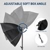 Andoer Studio Photography Softbox Kit with 70cm/28in Octagon Photography Softbox * 2 + 1.5M Metal