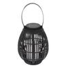 Solar Garden Lantern LED Outdoor Solar Lantern Waterproof Decorative Rattan Lantern For Patio Pathway Courtyard