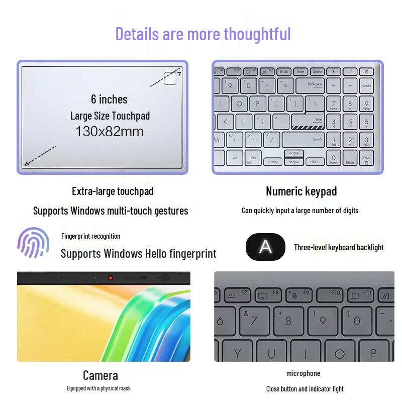 Asus Высокопроизводительный ноутбук Vivobook 16 (Китайская версия)