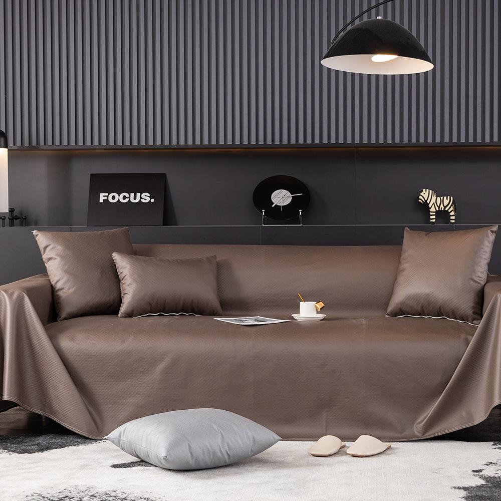 Простое водонепроницаемое полотенце для дивана, новое устойчивое к моче, против царапин, универсальное шерстяное полотенце Four Seasons с антипригарным покрытием, чехол для дивана, полотенце из искусственной кожи, осень и зима