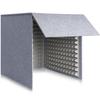 Rxakudedo Simple Soundproof Room, Soundproofing Sheet, Sound Absorbing Material, Shield, Sound Absorption Laboratory, Tabletop Panel, Soundproof Box,