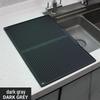 Non-Slip Silicone Kitchen Counter Mat: Drain, Insulation, Anti-Scald Coaster for Pots & Bowls.