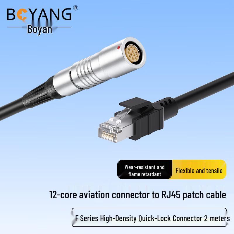 BOYANG F-Series Aviation Quick-Lock RJ45 Cable