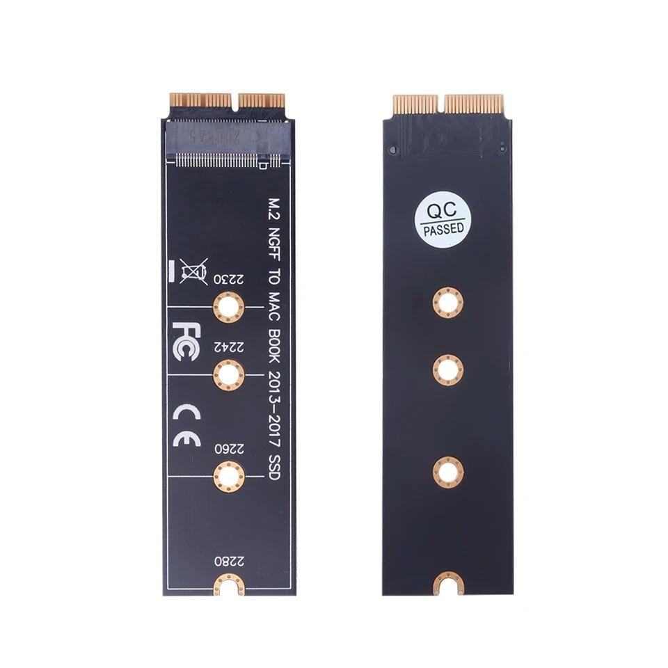 M.2 NVME SSD Convert Adapter Card for MacBook Air Pro Retina 2013-2017 NVME/AHCI SSD For A1465 A1466 A1398 A1502 Upgraded Kit
