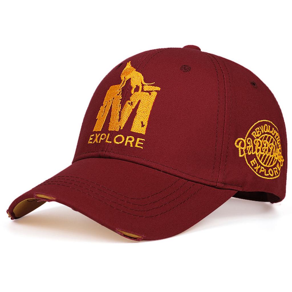 New Unisex Baseball Cap with Alphabet Embroidery for Men and Women, Casual Couple's Sun Hat for Sun Protecti