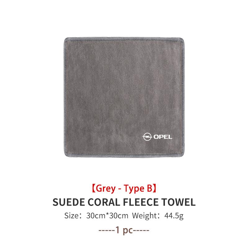 Car Wash Towel Microfiber Cleaning Absorbent Drying Cloth For Opel Astra G H J K F Corsa D Zafira B Insignia Mokka Regal
