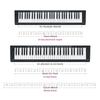 Kids Gift Keyboard Stickers Piano Rake Notes Marker Piano Key Labels Piano Fingering Accessories
