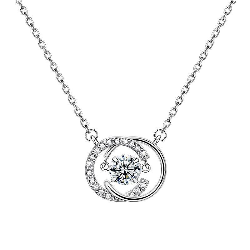 Ожерелье девушка бьющееся сердце подвесной светильник роскошная ниша Циси фестиваль подарок для девушки