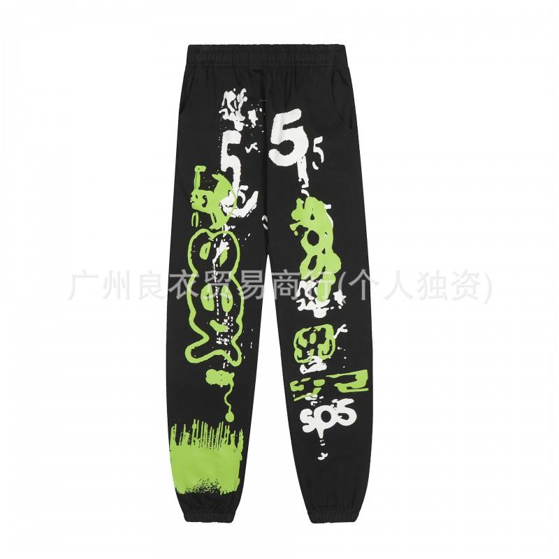 Mens Oversized Hooded Sweatshirt With Graphic Print - Cotton Blend Fall Winter Streetwear Style