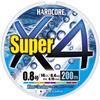 Леска рыболовная DUEL PE Line HARDCORE Super X4 [Леска рыболовная снасть высокая прочность высокая чувствительность] Нет. 0.8 200м 5 цветов H4305-5C