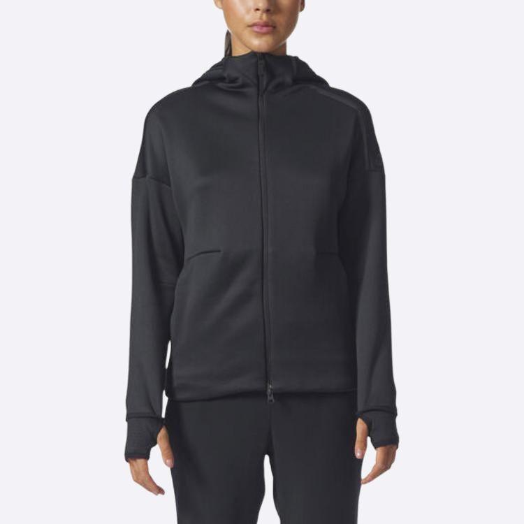 Adidas ЗНЕ. Climaheat теплая ветрозащитная водонепроницаемая куртка женская куртка черная BS4916