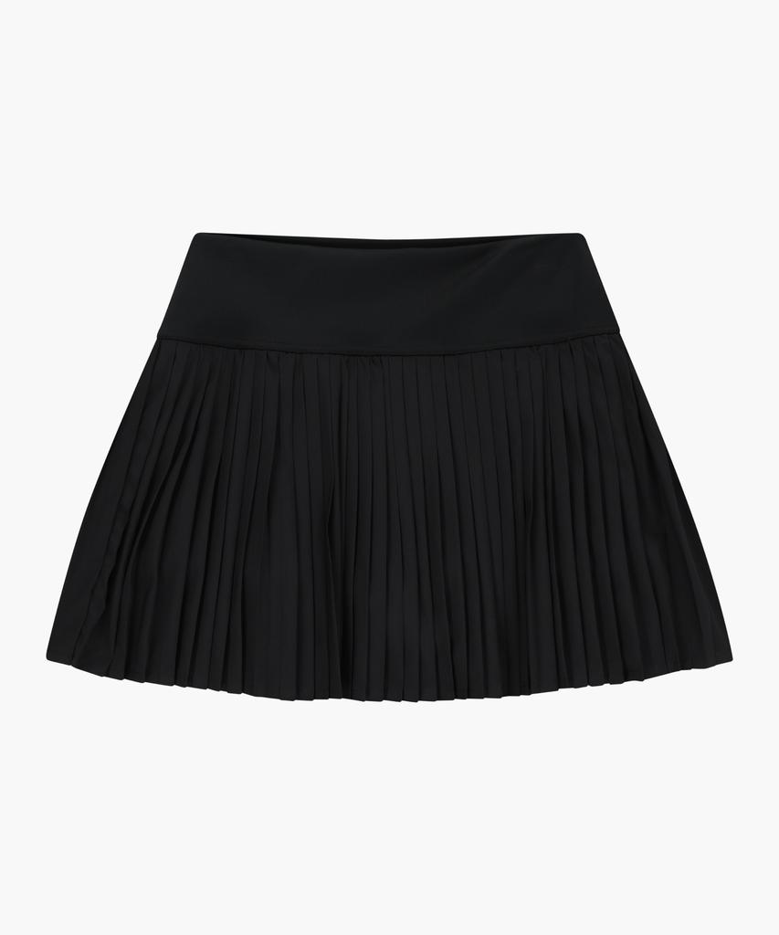 Sperry Pleated Easy Skirt_Black [Sprq_0002]