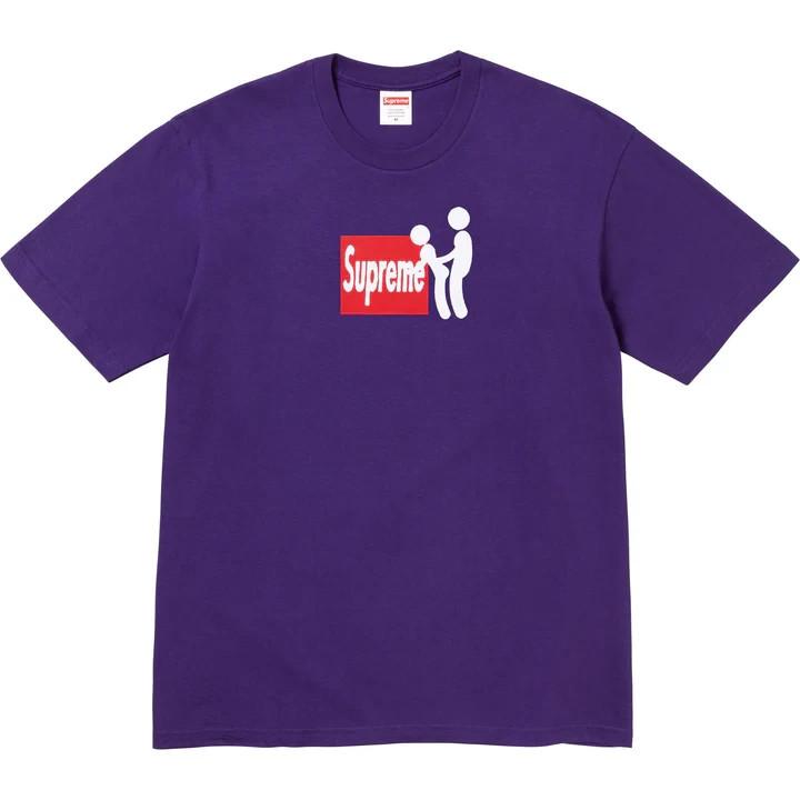 Supreme Стик Ти Пурпурный