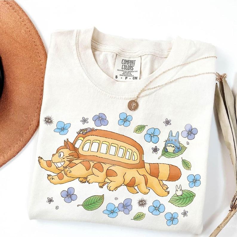 My Neighbor Totoro Soot Balls Shirt, , Studio Ghibli Characters, Gift for Anime Lovers, Kid Toddler Toddler Y2K Japanese Tee