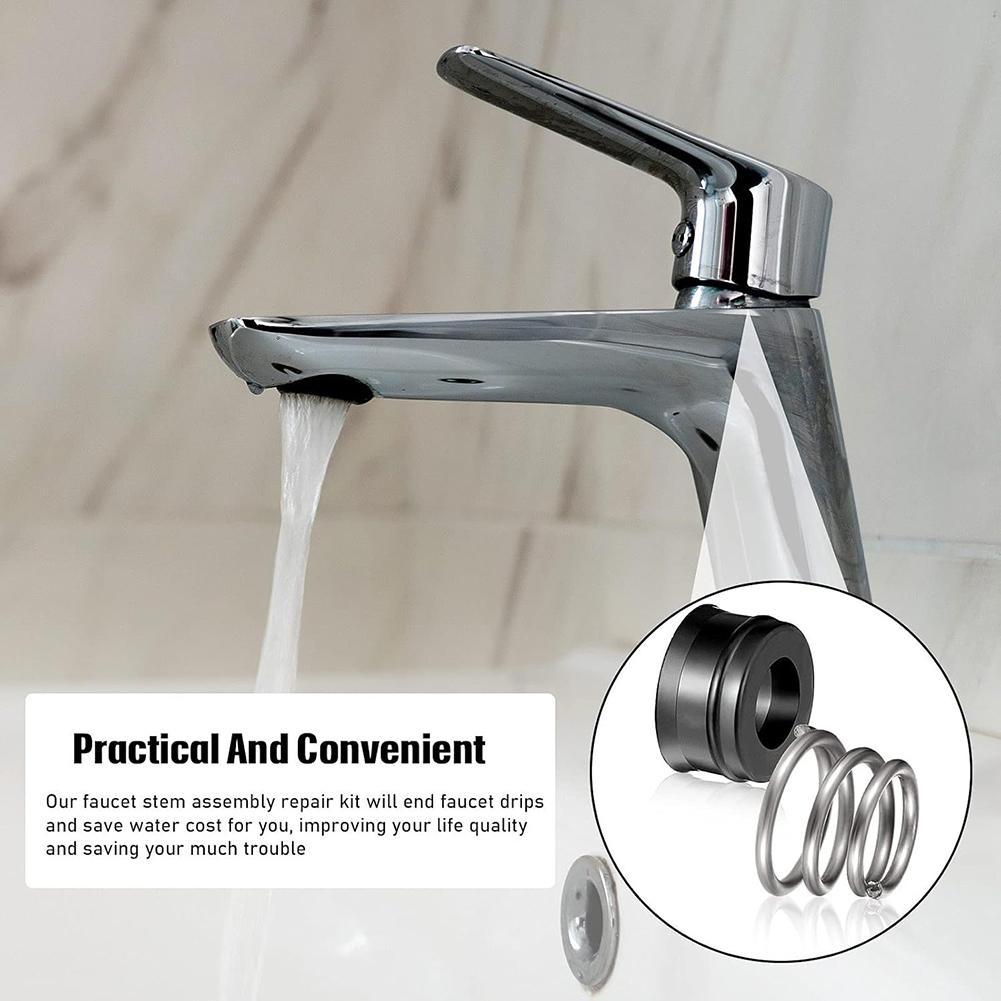 Комплект для ремонта смесителя 10x10x5см Резиновый RP4993 Запасной комплект Предотвращение протечек Для комплекта для ремонта смесителя Delta Устранение протечек Экономия воды