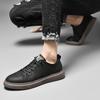 Fashion 2024 Genuine Leather Mens Sneakers Outdoor Male Comfortable Casual Footwear All-match Antiskid Skate Shoes Men Handmade Men Shoe