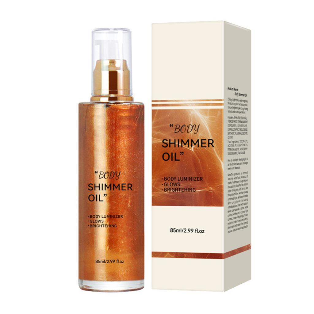 Масло для сияния всего тела Fine Lustre Brightening Highlight Oil 85 мл Beach Outdoor Liquid Body Highlight Oil