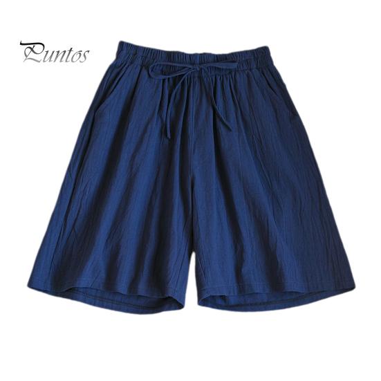 Женские летние повседневные шорты с эластичной резинкой на талии и карманами на шнурке, однотонные свободные короткие брюки с широкими штанинами, уличная одежда