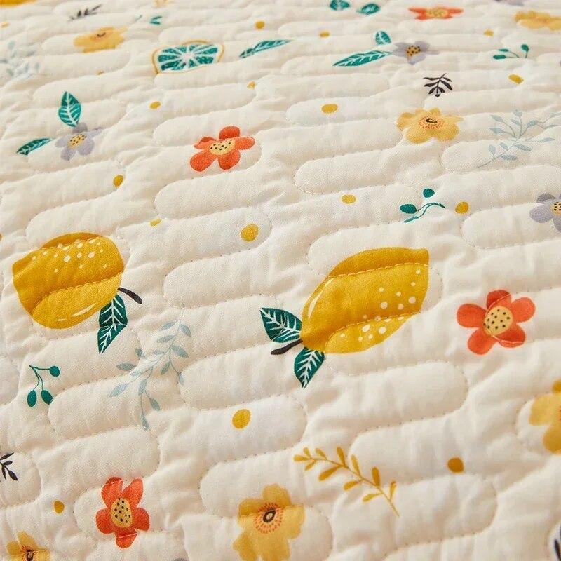 Французская хлопковая подушка для дивана, маленький свежий чехол для дивана с цветочным принтом, универсальное полотенце для дивана на четыре сезона, защита мебели для гостиной