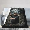 Dragon's Lair DRACHENLORD Blanket Flannel Textile Decor   Multifunction Super Soft Throw Blankets for Bed Couch Bedspread