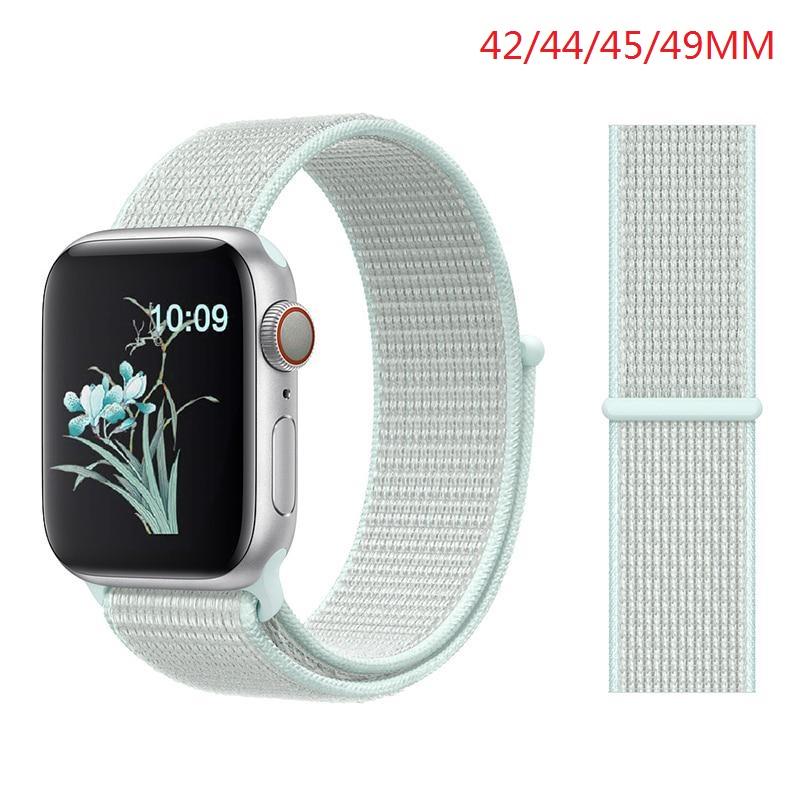 Nylon Band For Apple Watch Series Watch 9 8 / Ultra 2 7 6 SE 5/4/2/1 38 42MM Replacement Strap Loop for Iwatch Series 3 40/41/44 /45MM/49MM