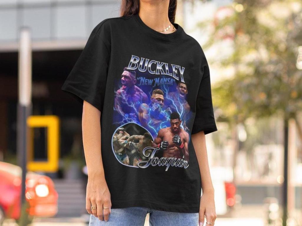 Joaquin Buckley 90s UFC Shirt Graphic Style T-Shirt Buckley kickboxing T-Shirt Vintage Oversized Sport Tee Retro Boxer MMA Bootleg Gift MMA