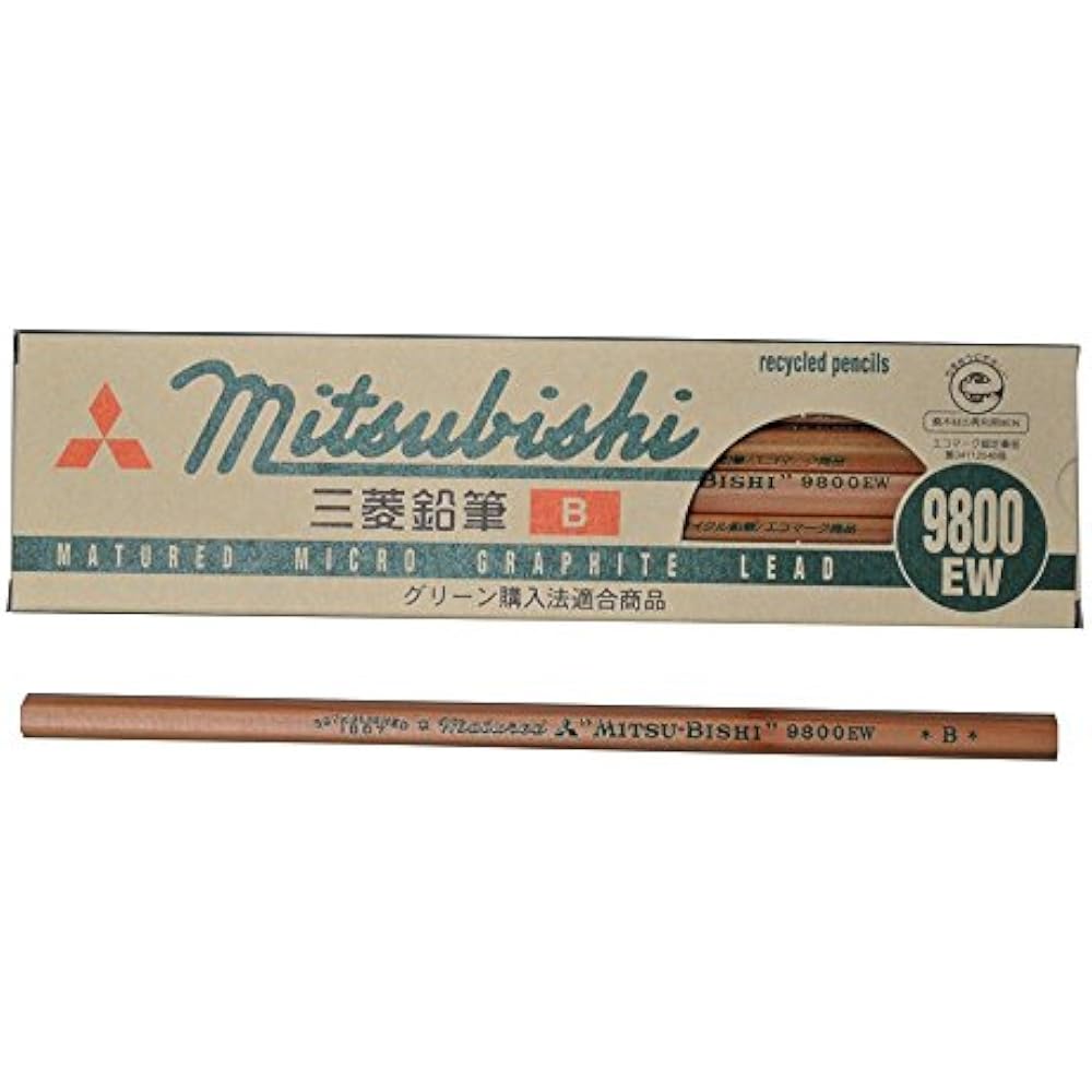 Mitsubishi Pencils Карандаши Переработанные карандаши 9800EW B Упаковка 12 шт K9800EWB