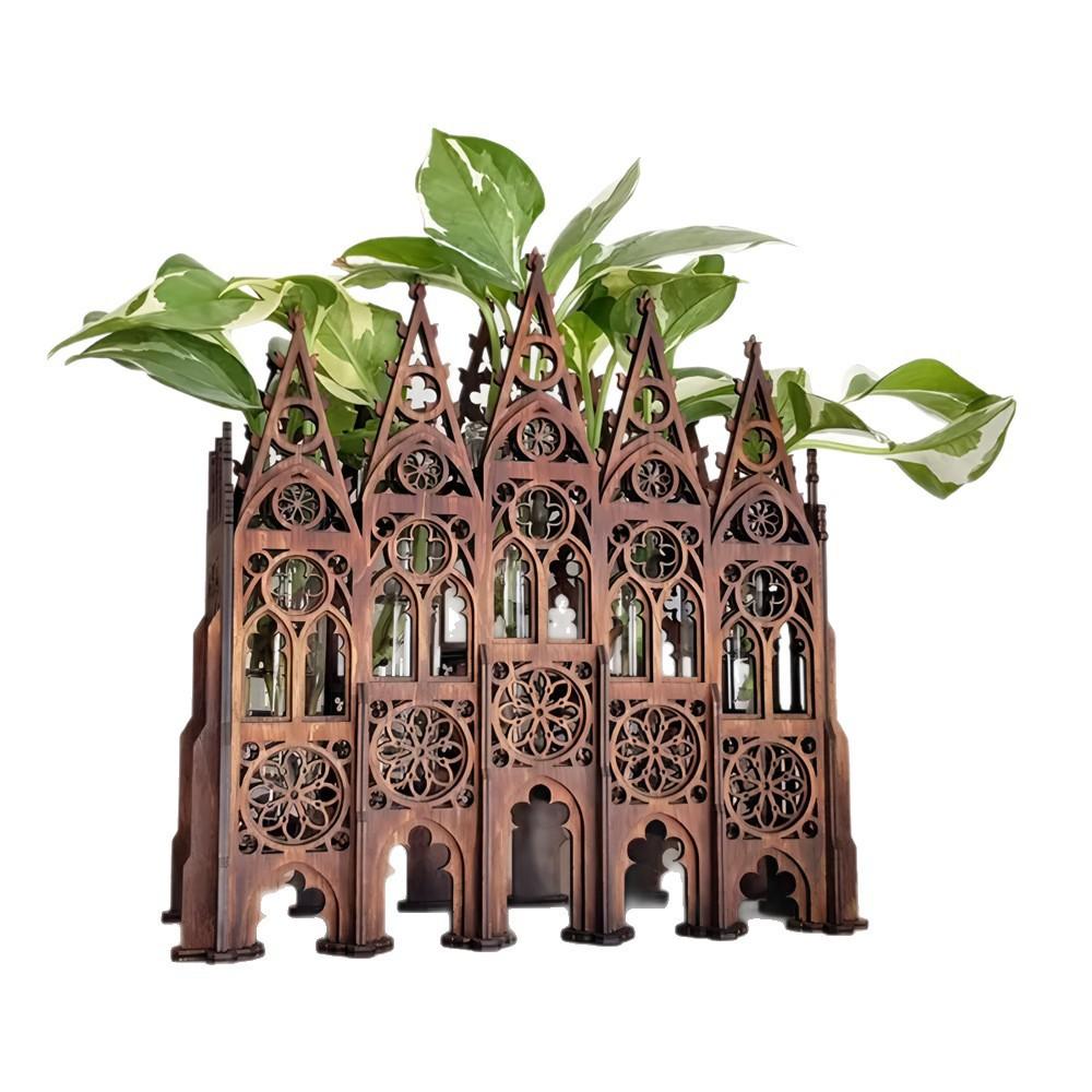 Gothic Style Desktop Hydroponic Propagation Station Perforated Plant Growth Kit for Home Garden Cross-Border