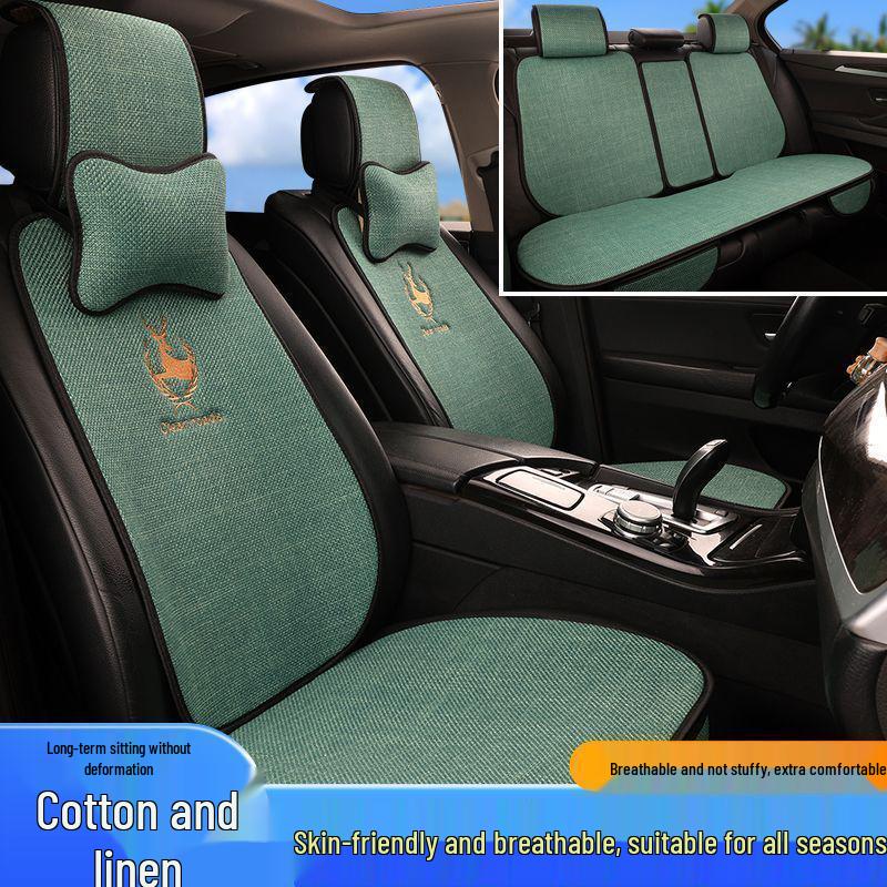 Чехол на сиденье BYD Qin Plus: Всесезонные подушки с полной окантовкой