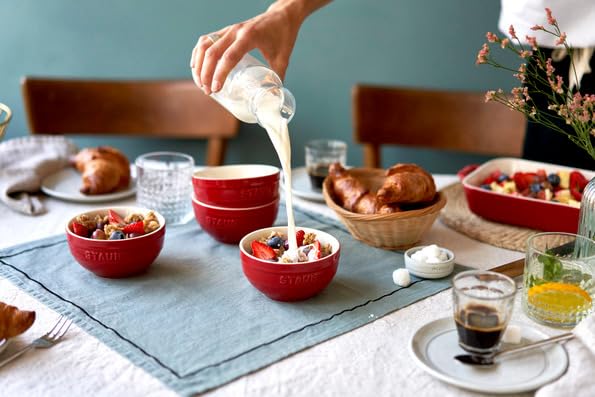 Миска staub Керамическая миска Термостойкая керамика Безопасна для использования в микроволновой печи Японская керамическая миска "Вишня 12 см" [Авторизованный продукт] 40510-794