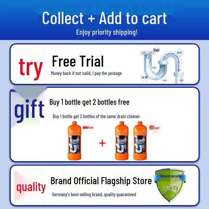 Мощное средство для прочистки засоров: Растворяет Засоры и Дезодорирует Туалеты и Кухонные Сливы