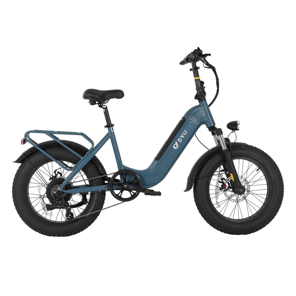 Электровелосипед DYU FF500 с сиденьем для взрослых, 500 Вт, мужской, аккумулятор 48V13.5AH, 20-дюймовый, женский