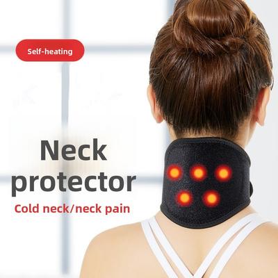 1 шт., турмалиновый магнитотерапевтический массажер для шеи, защита шейного позвонка, пояс спонтанного нагрева, массажер для тела