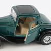 Kinsmart 1932 Ford 3-Window Coupe 1/34 Scale Diecast Model Car, Green