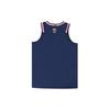 Баскетбольная майка без рукавов Li Ning CBA Series Professional Color Block с круглым вырезом, классическая версия, мужская майка, синяя AAYT829-2