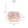 Unicorn Girl's Room Pendant Chandelier Lamp | ByLamp