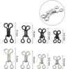 100Pairs Invisible Sewing Hook and Eye Closure for Clothing Bra Jacket Hooks Replacement Sewing Craft Buckle Garment Accessories