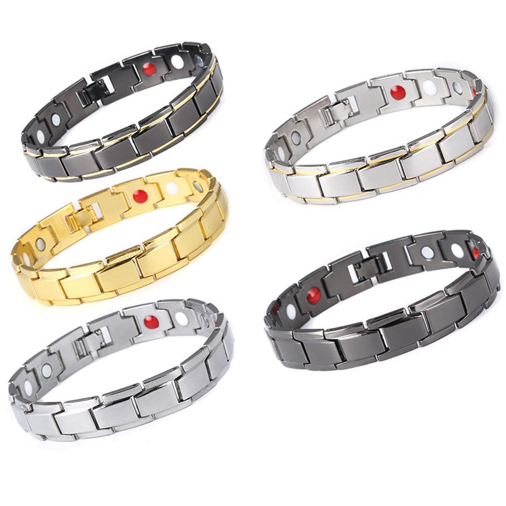Fashion Men Women Magnetic Bracelet Health Energy Therapy Arthritis Jewelry
