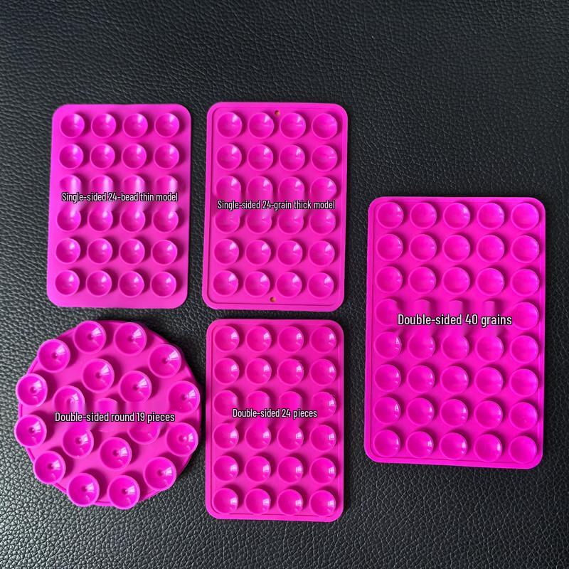 24 Прочные двусторонние силиконовые присоски-фиксатора - Многофункциональные маленькие клейкие наклейки