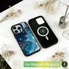 Sea Phone Case For iPhone17,16,15,14,13,12,11 Plus,Pro Magnetic with Magsafe Wireless Charging