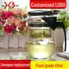 Linglong Heat-Resistant Glass Teapot Set with Xinguang Elegant Cups