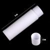 Pack of 25 Empty Plastic Lipstick Tubes, Empty Lip Balm Container for DIY Homemade Lip Balm Refillable with Cap