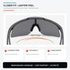 Cycling Sunglasses for Men Women, Windproof Shield Sports Glasses, Wraparound Eyewear for Biking Running Hiking Outdoor Sports